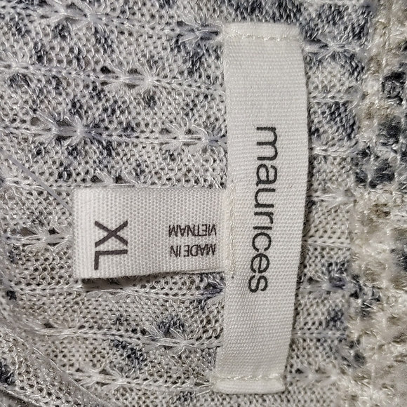 Maurice's Light Snake-Print Cardigan - Picture 5 of 7